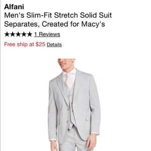 Afani men’s suit. New